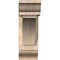 Ekena Millwork Thorton Traditional Smooth Bracket w/ Offset Brace, Douglas Fir, 5 1/2"W x 16"D x 16"H BKT0604X16X16THR01SDF - alternate 3